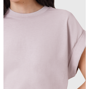 AllSaints Mira Cropped Drawcord T-Shirt